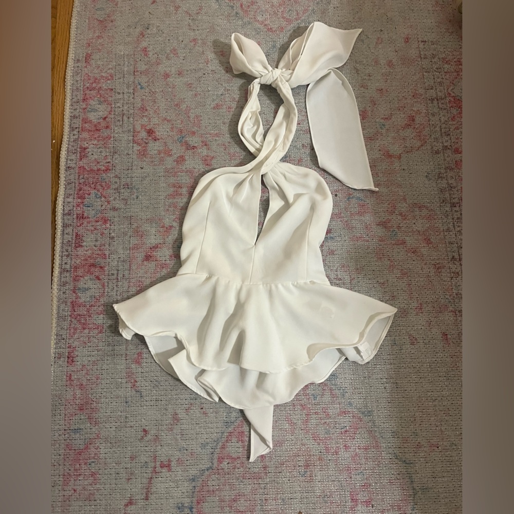 White Do+Be Halter Top